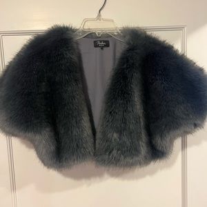Faux fur shrug by Parker